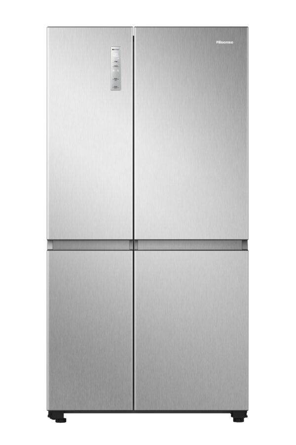 ثلاجة دولابي هايسنس انفيرتر ستيل 640لتر 22.5قدم