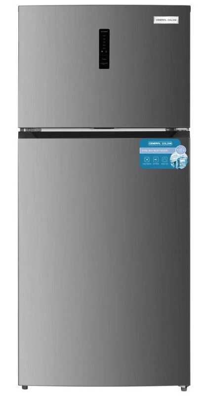 ثلاجة جنرال جولدن 22.4 قدم ستيل